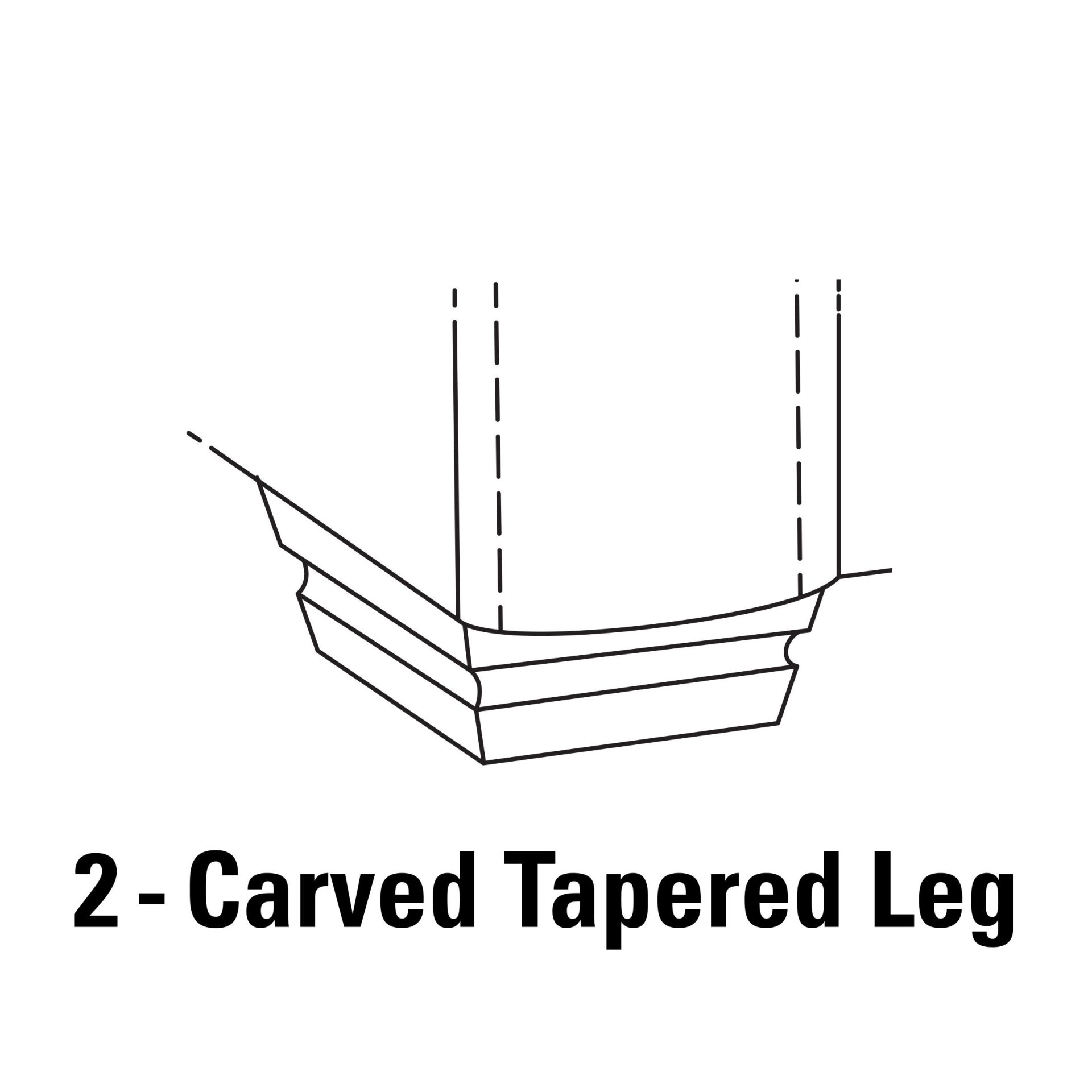 9000-line-drawings-leg-2-carved-tapered